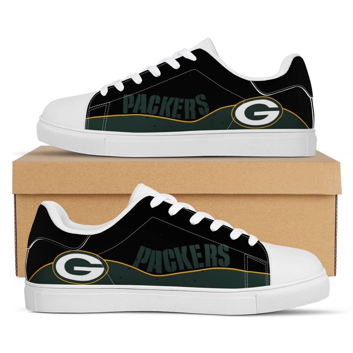 Women's Green Bay Packers Limited Edition JD13 Sneakers 005